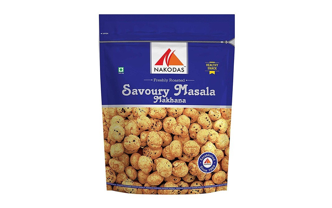 Nakodas Freshly Roasted, Savoury Masala Makhana   Pack  75 grams